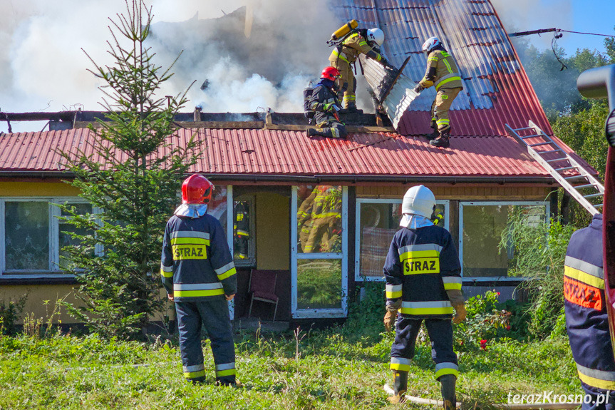 Pożar budynku w Kopytowej