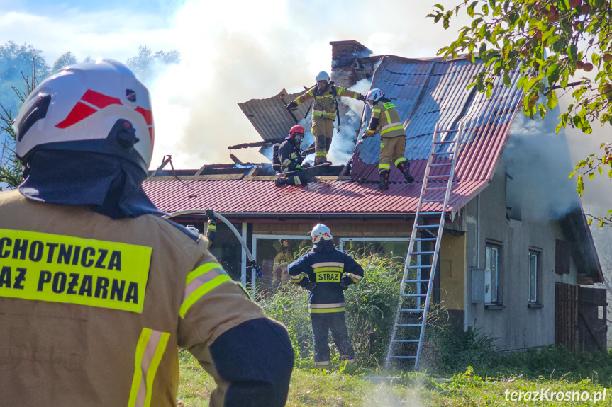 Pożar budynku w Kopytowej