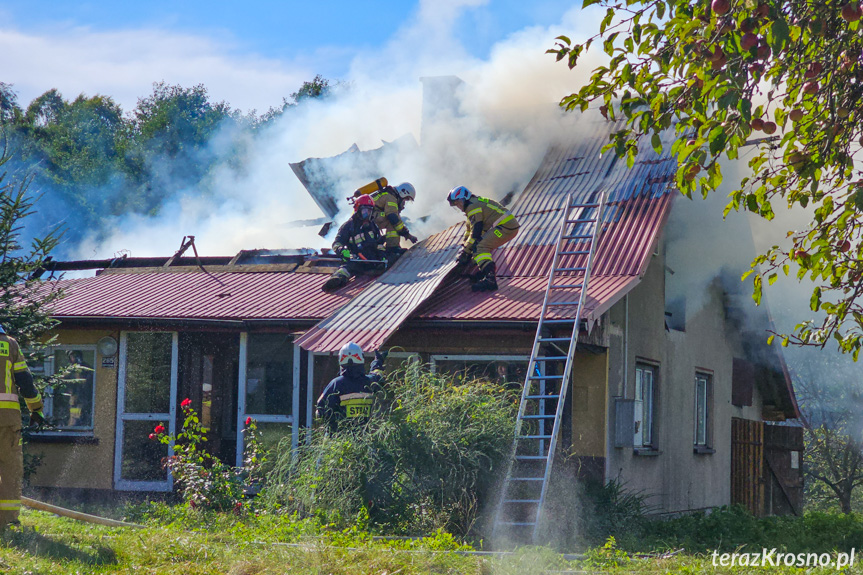 Pożar budynku w Kopytowej