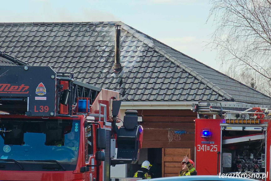 Pożar budynku w Świerzowej Polskiej