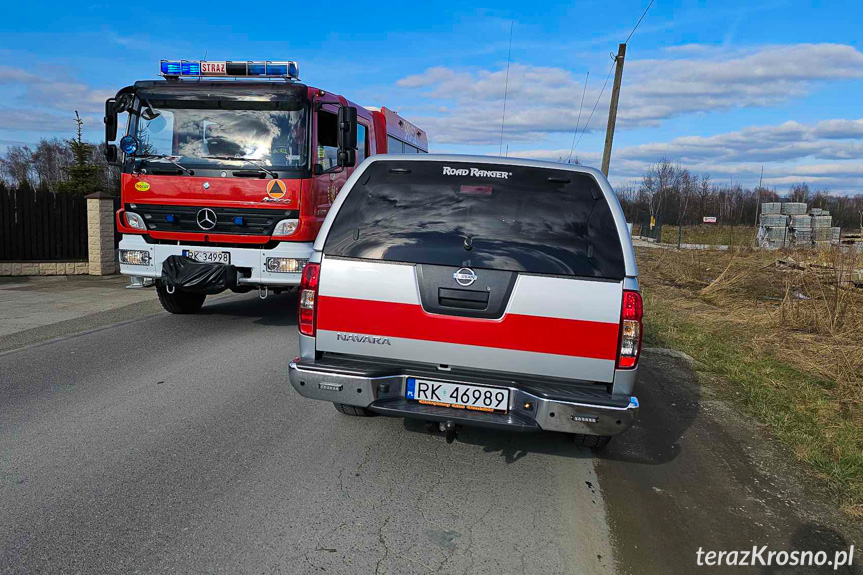 Pożar budynku w Świerzowej Polskiej