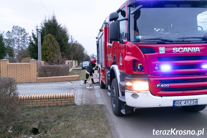 Pożar budynku w Szczepańcowej