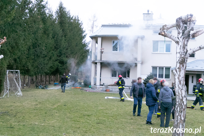 Pożar budynku w Szczepańcowej