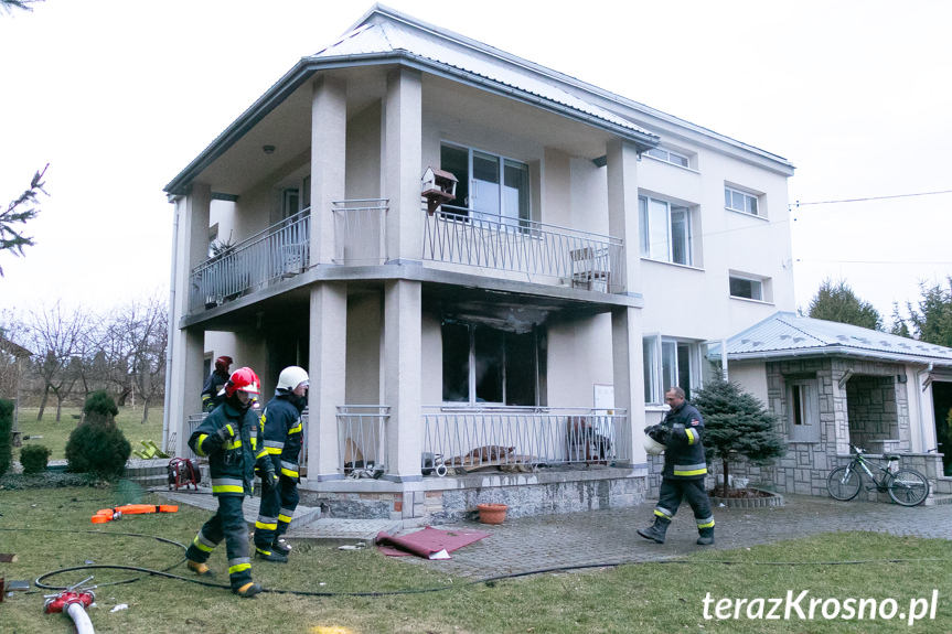 Pożar budynku w Szczepańcowej