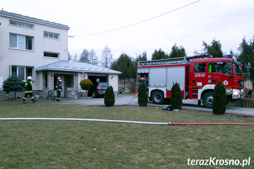 Pożar budynku w Szczepańcowej