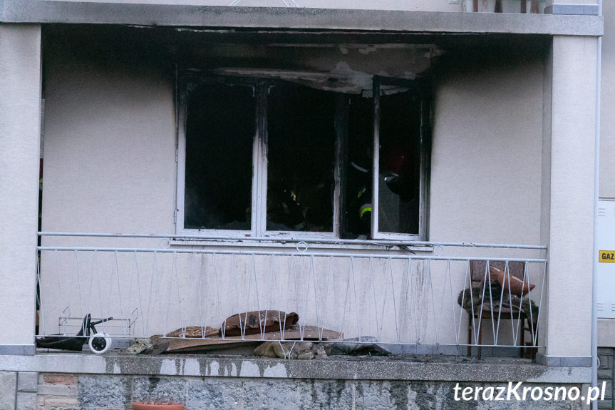 Pożar budynku w Szczepańcowej