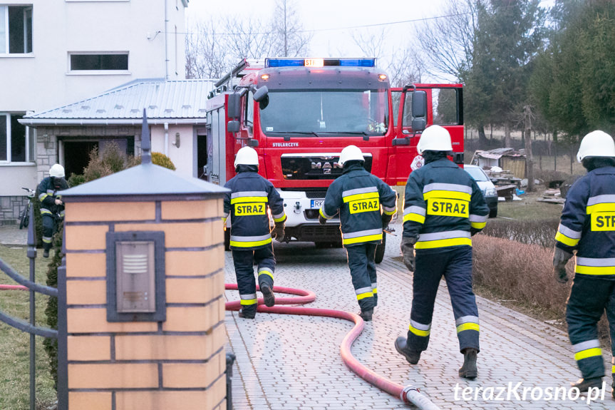 Pożar budynku w Szczepańcowej