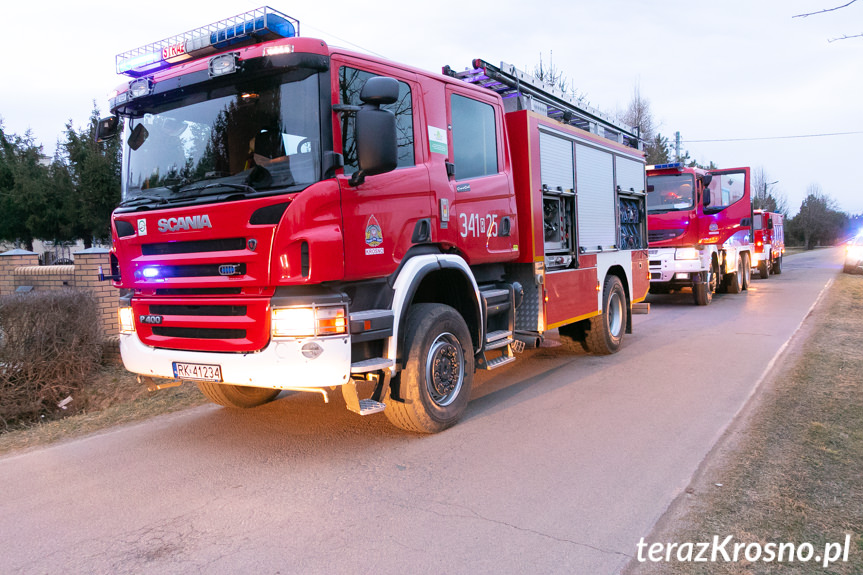 Pożar budynku w Szczepańcowej