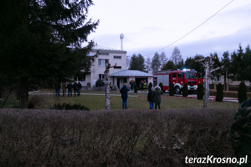 Pożar budynku w Szczepańcowej