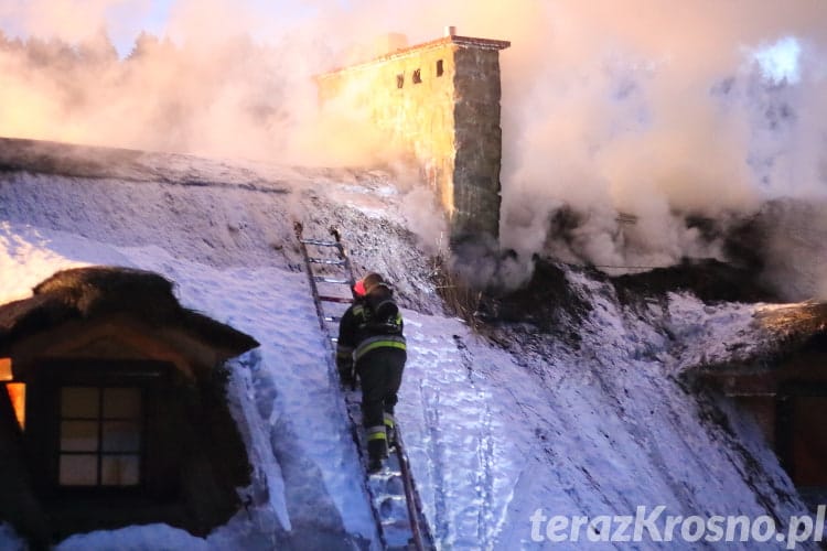 Pożar domu w Czarnorzekach