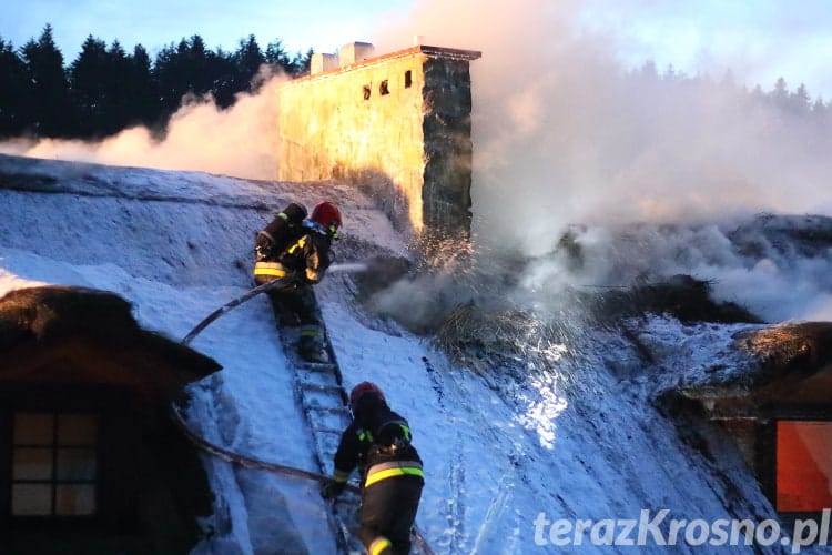 Pożar domu w Czarnorzekach