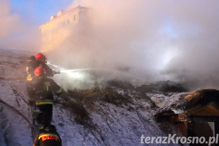 Pożar domu w Czarnorzekach