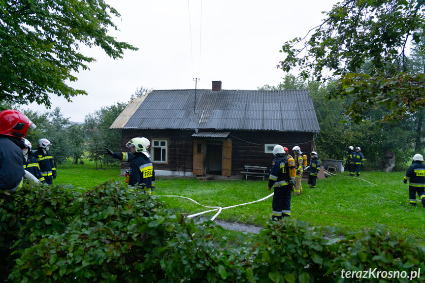 Pożar domu w Kopytowej