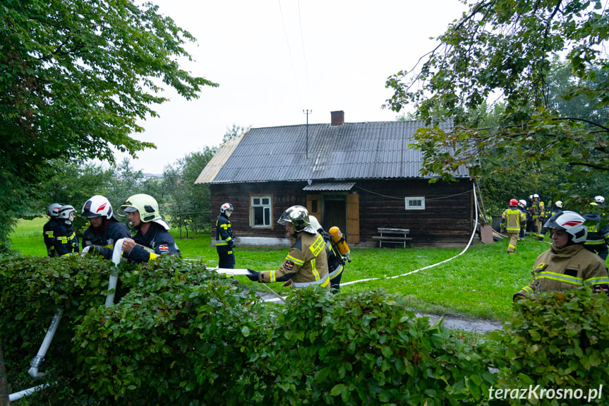 Pożar domu w Kopytowej