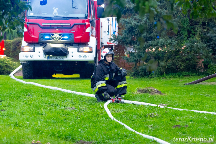 Pożar domu w Kopytowej