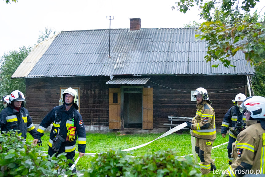 Pożar domu w Kopytowej