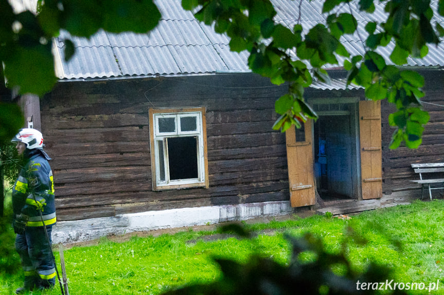 Pożar domu w Kopytowej