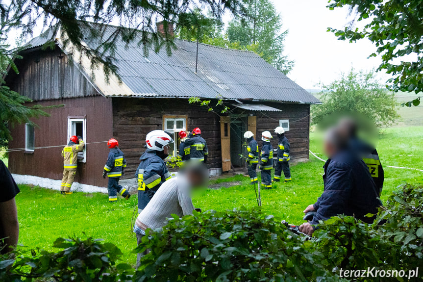 Pożar domu w Kopytowej