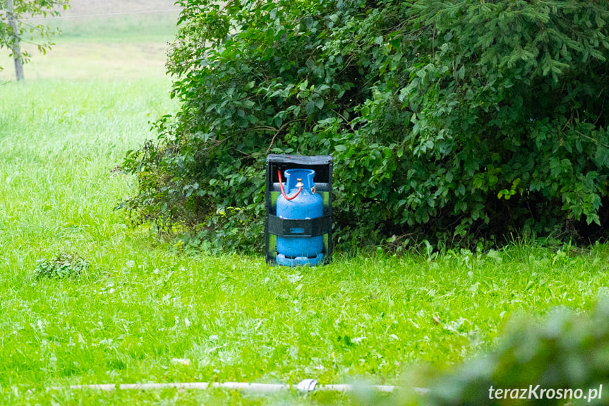 Pożar domu w Kopytowej