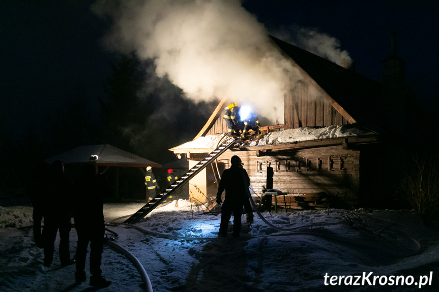 Pożar domu w Teodorówce