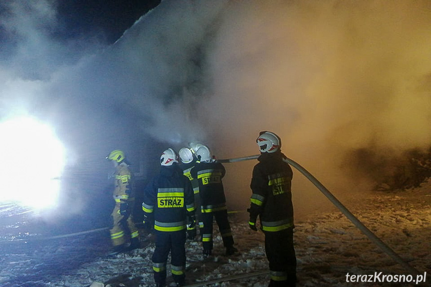 Pożar domu w Trześniowie