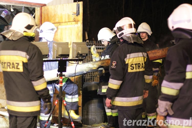 Pożar domu we Wróbliku Szlacheckim