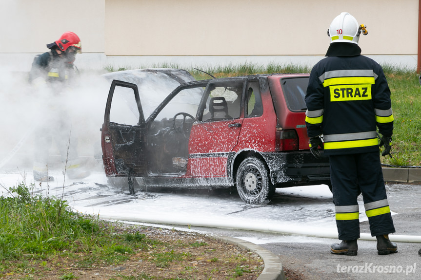 Pożar fiata uno