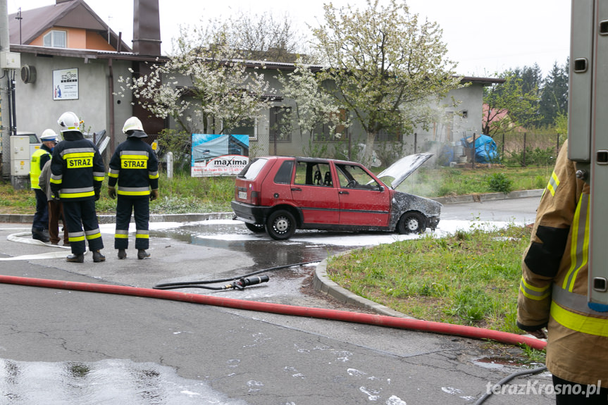 Pożar fiata uno