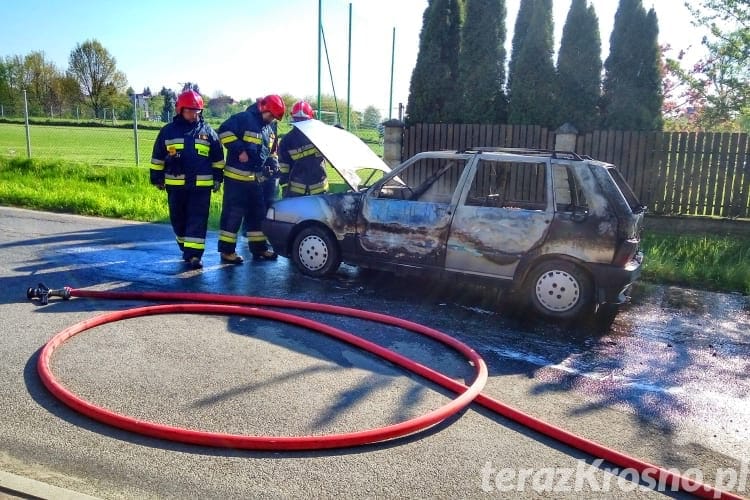 Pożar fiata uno