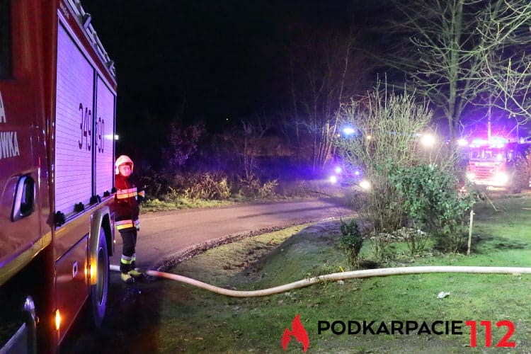 Pożar i wybuch w Przybówce