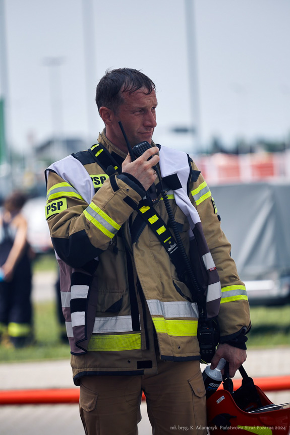 Pożar Merkury Market - okiem strażaków