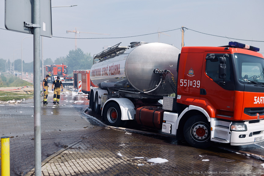 Pożar Merkury Market - okiem strażaków