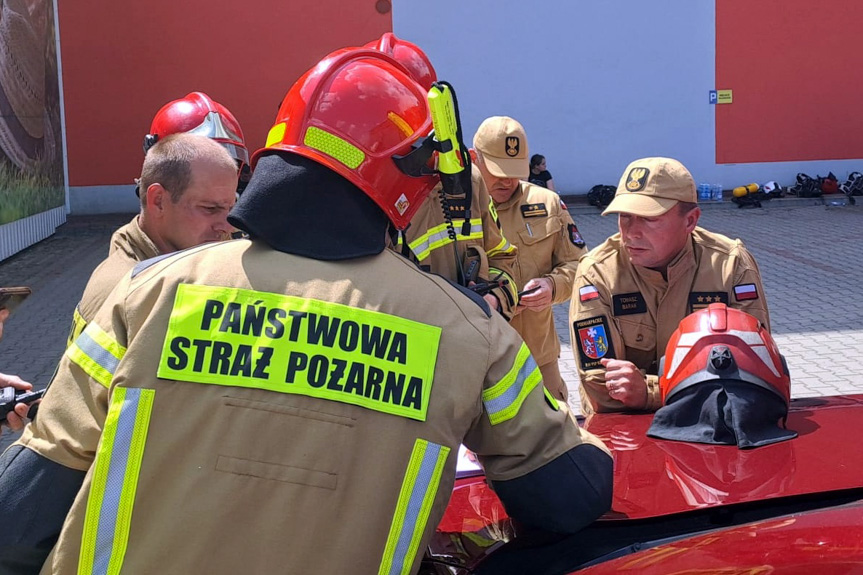 Pożar Merkury Market - okiem strażaków