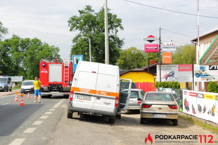 Pożar w budynku remizy OSP Krosno - Turaszówka