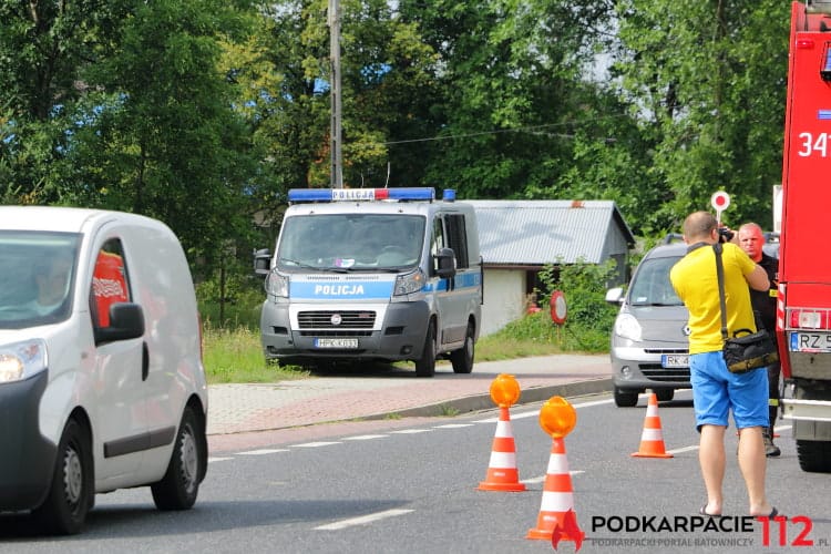 Pożar w budynku remizy OSP Krosno - Turaszówka