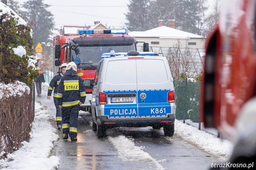 Pożar sadzy w kominie