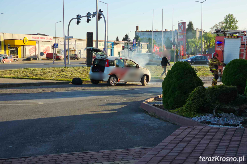 Pożar samochodu na Czajkowskiego