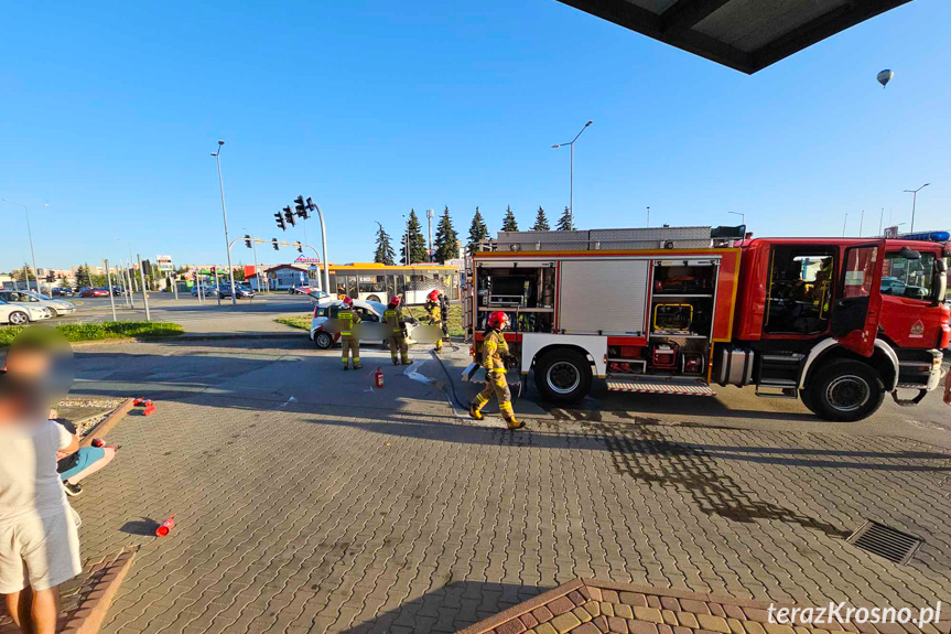 Pożar samochodu na Czajkowskiego