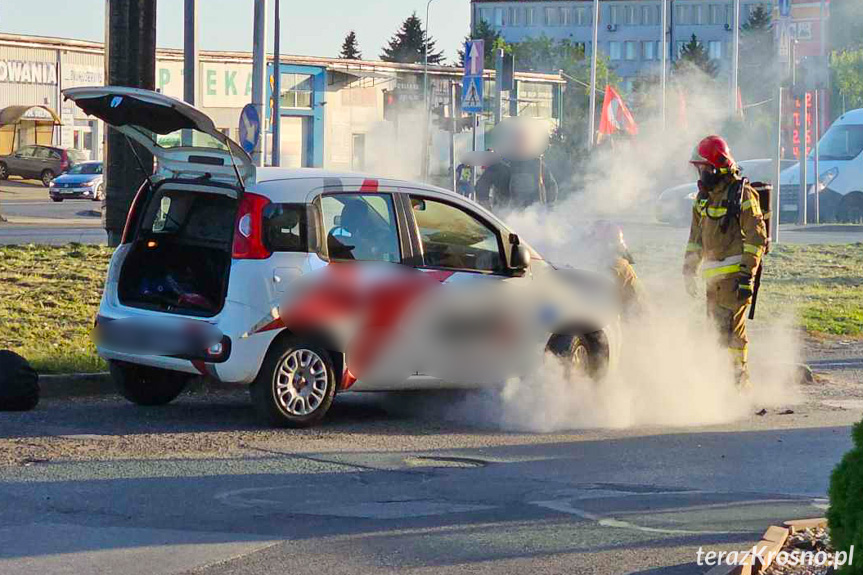 Pożar samochodu na Czajkowskiego