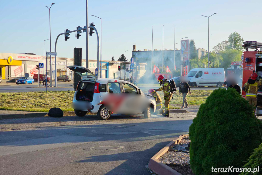 Pożar samochodu na Czajkowskiego