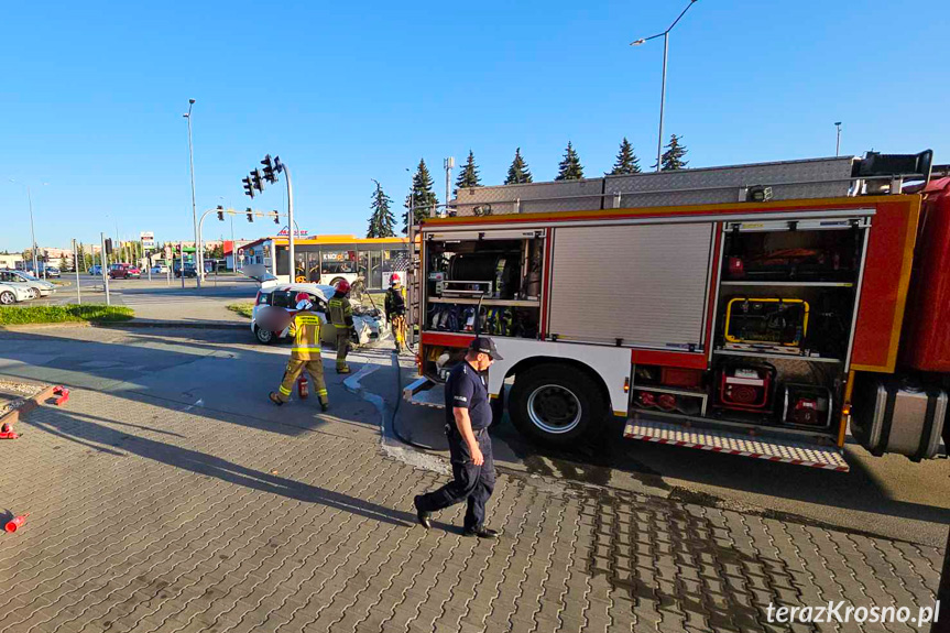 Pożar samochodu na Czajkowskiego