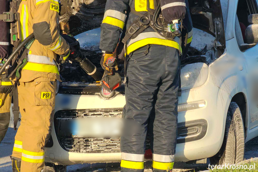 Pożar samochodu na Czajkowskiego