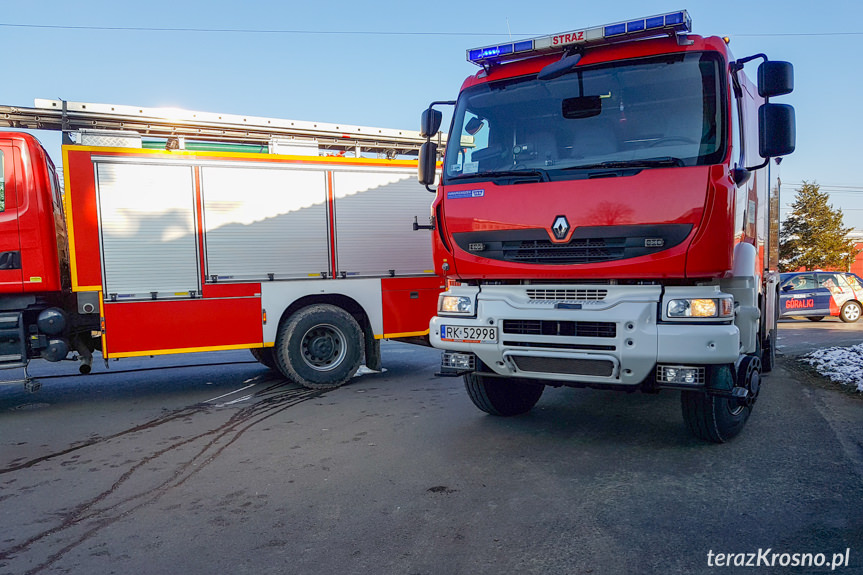 Pożar samochodu na Pużaka