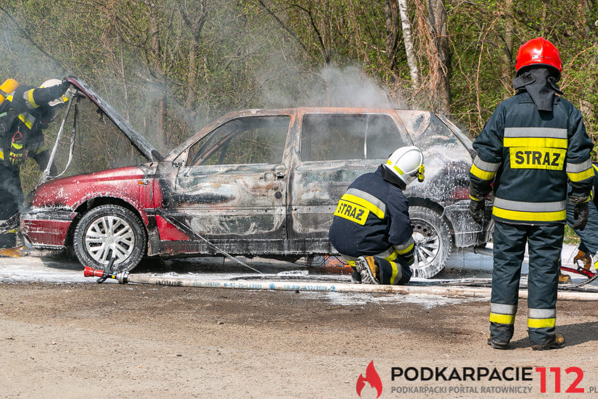 Pożar samochodu w Równem