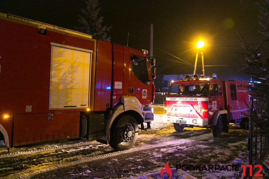 Pożar składu opału w Jedliczu