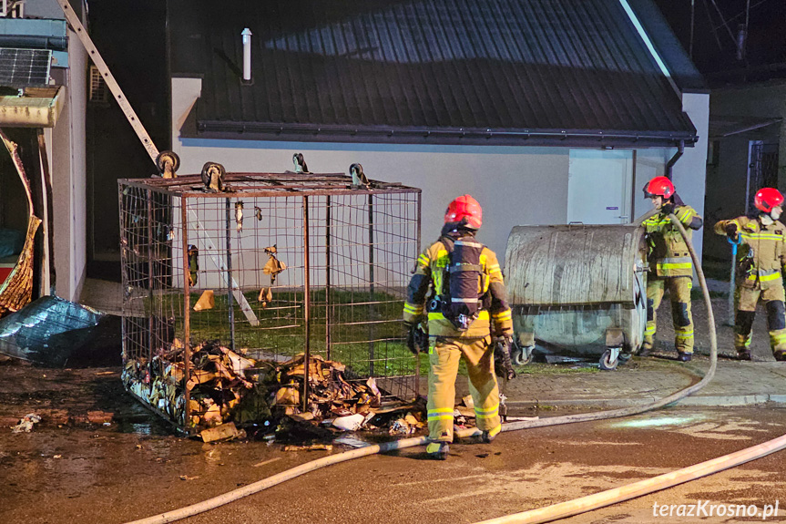 Pożar sklepu w Jedliczu