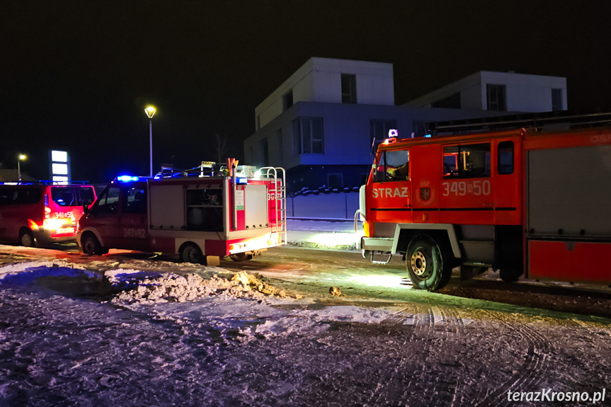 Pożar w bloku Korczyńska