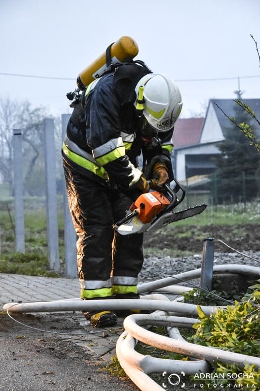 Pożar w Cergowej