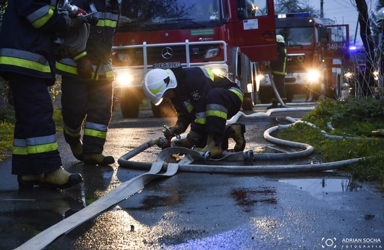 Pożar w Cergowej