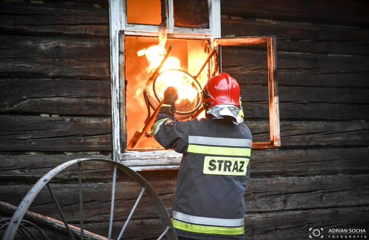 Pożar w Cergowej